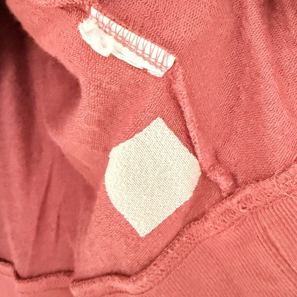 Athleta Sunrise V-Neck Sweater Pink Thumb Holes Size Large - Picture 4 of 6